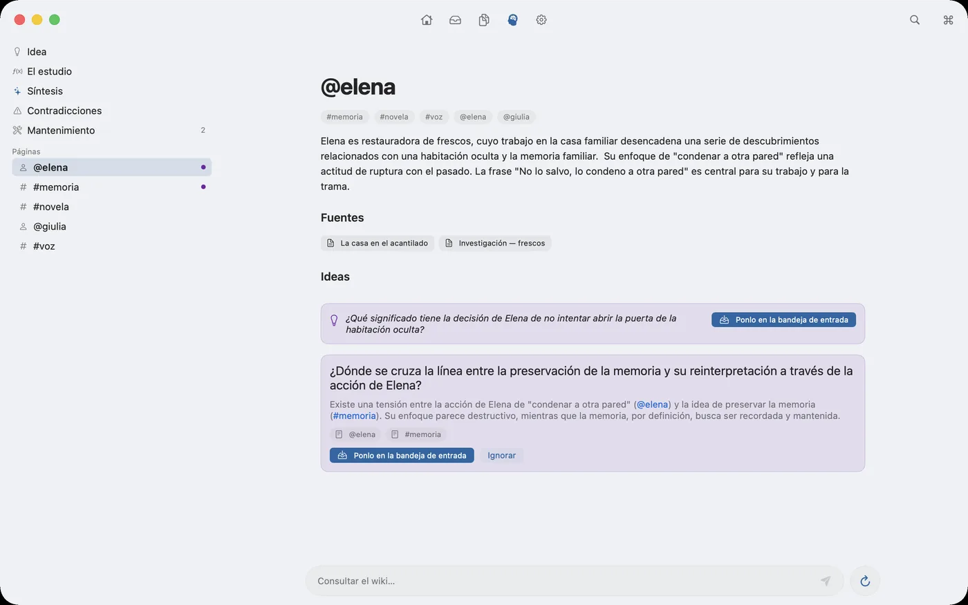 El wiki se escribe solo
